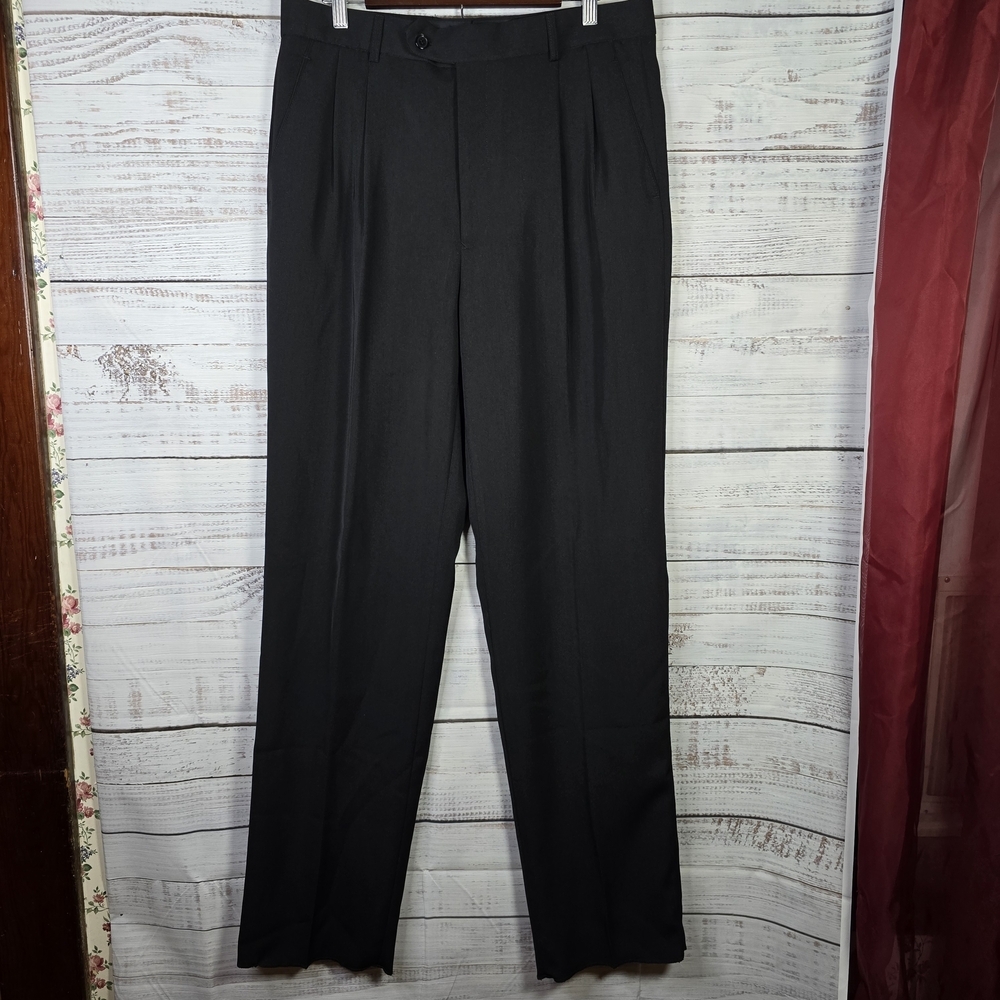 Vittorio St. Angelo NWT Black Dress‎ Pants – Tagged 42x36 Measures 36x36